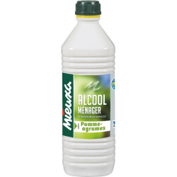 Alcool ménager pomme agrume - Bouteille 1L
