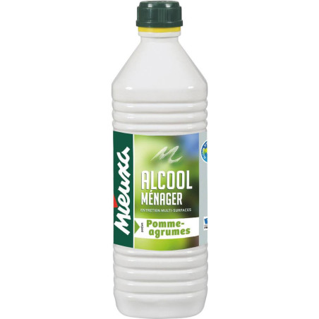 Alcool ménager pomme agrume - Bouteille 1L
