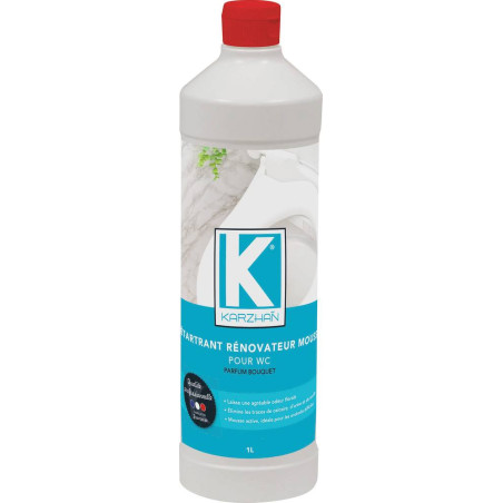 Détartrant rénovateur mousse pour WC