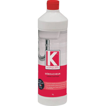 Déboucheur Liquide Caustique Karzhan 1L