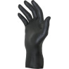Gants jetables ambidextres noir en nitrile