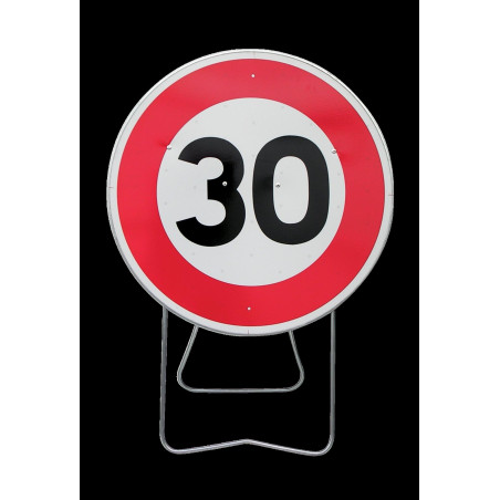 Panneau Bk14 850 mm 30km/h Pied Solidaire