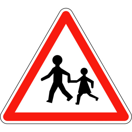 Panneau A13a 700 mm attention enfant