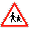Panneau A13a 700 mm attention enfant