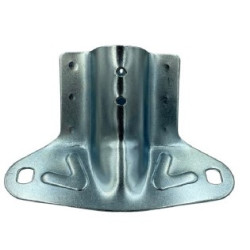 Douille en métal inclinée pour manche cantonnier 28mm