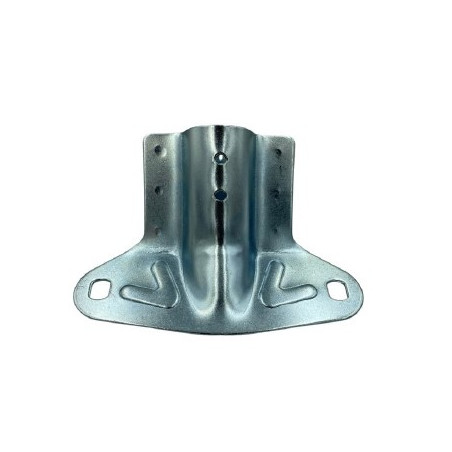Douille en métal inclinée pour manche cantonnier 28mm