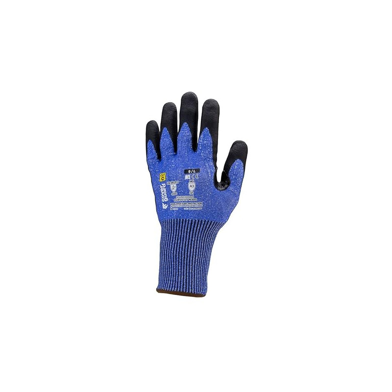 Gants EUROCUT N300 CUT C. HPPE J13 micro mousse nitrile T10