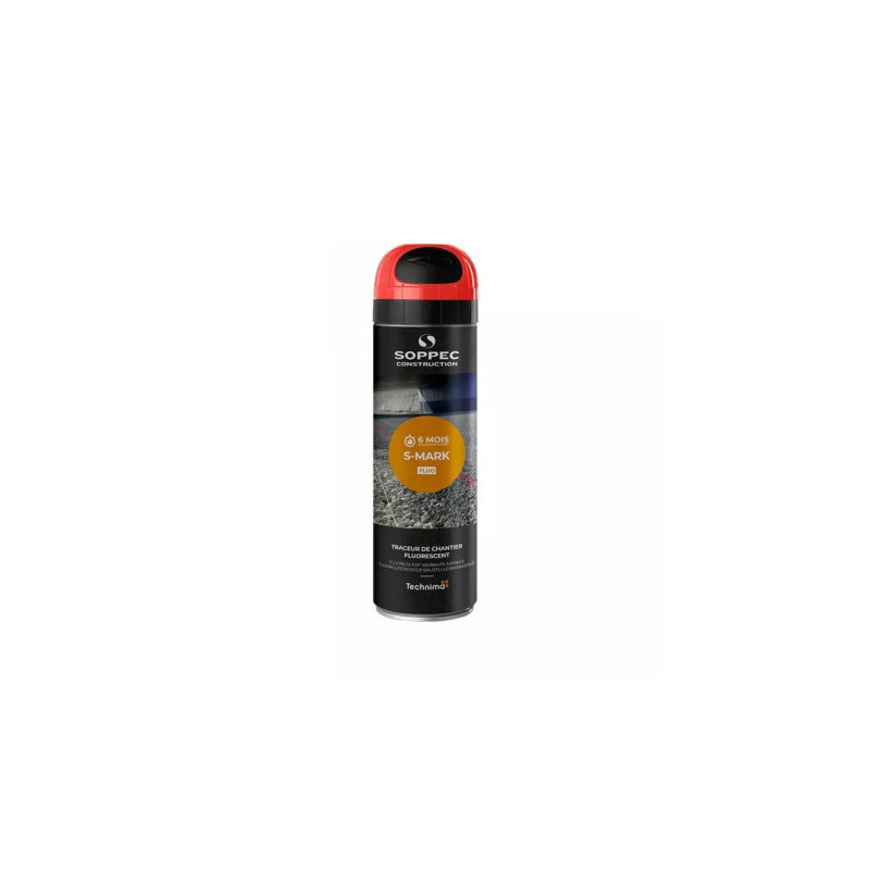 Traceur de chantier Soppec S-MARK rouge