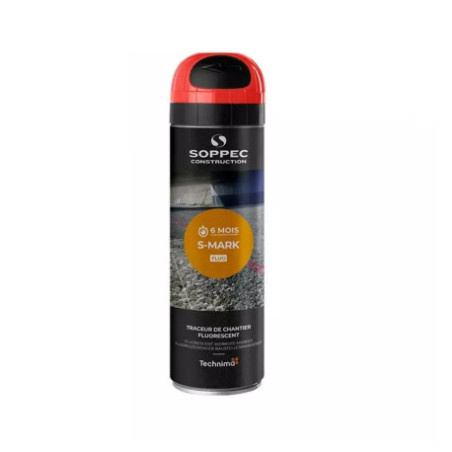 Traceur de chantier Soppec S-MARK rouge