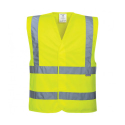GILLET HV JAUNE 2 BANDES YARD XL