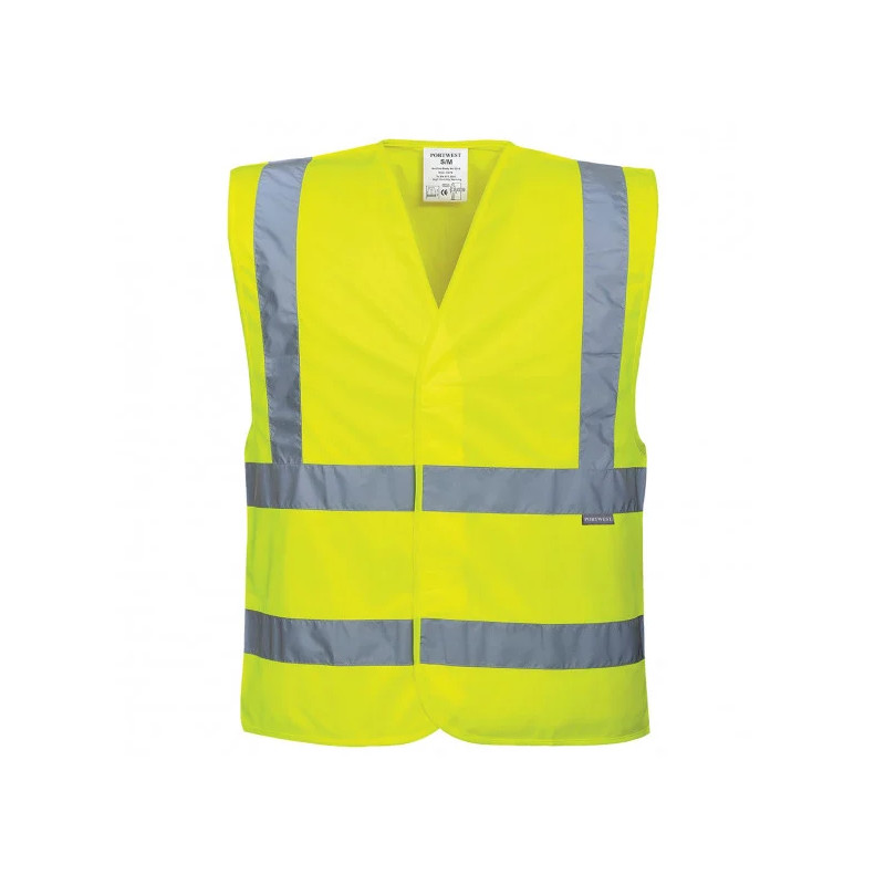 GILLET HV JAUNE 2 BANDES YARD - taille XL - vêtement de signalisation