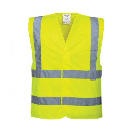 GILLET HV JAUNE 2 BANDES YARD XL