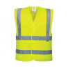 GILLET HV JAUNE 2 BANDES YARD - taille XL - vêtement de signalisation