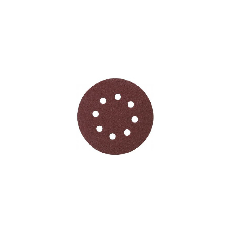 Disque abrasif 125 - grain 80 auto-agrippant 8 trous (bois/métal) - Makita