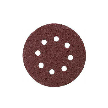 Disque abrasif 125 - grain 80 auto-agrippant 8 trous (bois/métal) - Makita