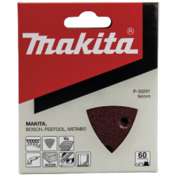 Feuilles triangulaires abrasives 94 mm - Makita _ P33261