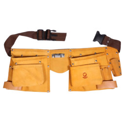 Ceintures porte-outils en cuir avec 10 poches - Medid 99910