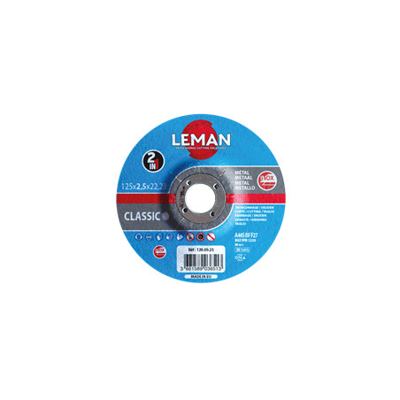 DISQUE D 125 X 2,5 X 22,2 ACIER ATLAS