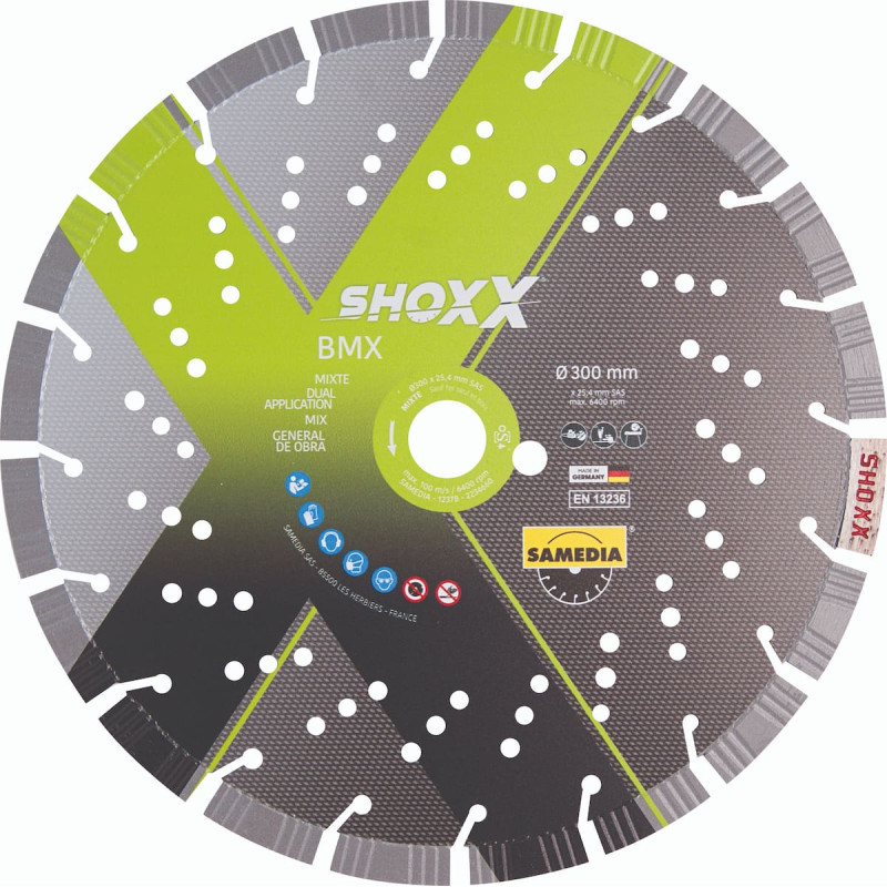 Disque diamant Ø350 mixte SHOXX BMX - Samedia 314012001