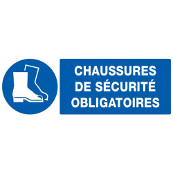 CHAUSSURES DE SECURITE OBLIGATOIRES 200x52mm