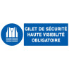 Gilet de sécurité haute visibilité obligatoire