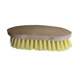 Brosse crinière polypro monture bois -Mondelin