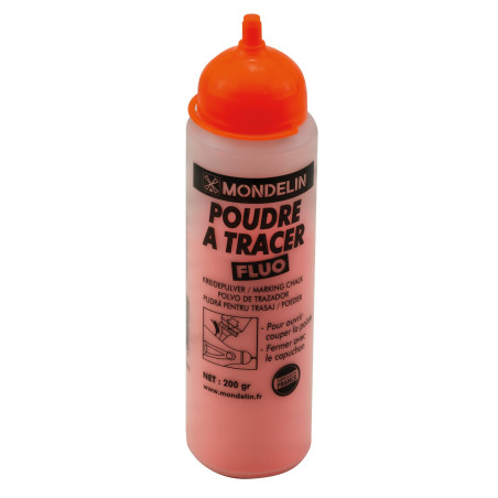 Poudre à tracer orange fluo 200g