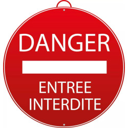 Panneau SI plastique danger - Mondelin 802180