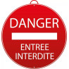 Panneau SI plastique danger - Mondelin 802180