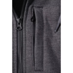 Veste sweat gris carbon wind fighter T-M Carhartt
