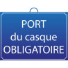 Panneau de signalisation "port du casque" Mondelin 802050