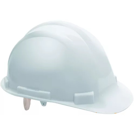 CASQUE DE CHANTIER BLANC A MOLETTE