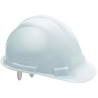 CASQUE DE CHANTIER BLANC A MOLETTE