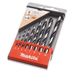 Coffret 8 mèches en bois - Makita D57227