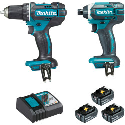 Ensemble de 2 machines 18 V Li-Ion - Makita DLX2127TJ1