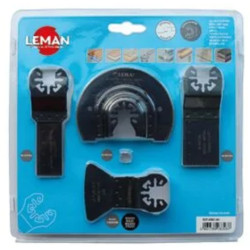 Coffret de 4 accessoires multi matériaux - Leman 450104