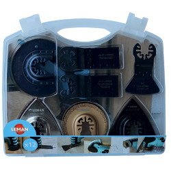 Coffret de 12 accessoires multi matériaux - Leman 450012
