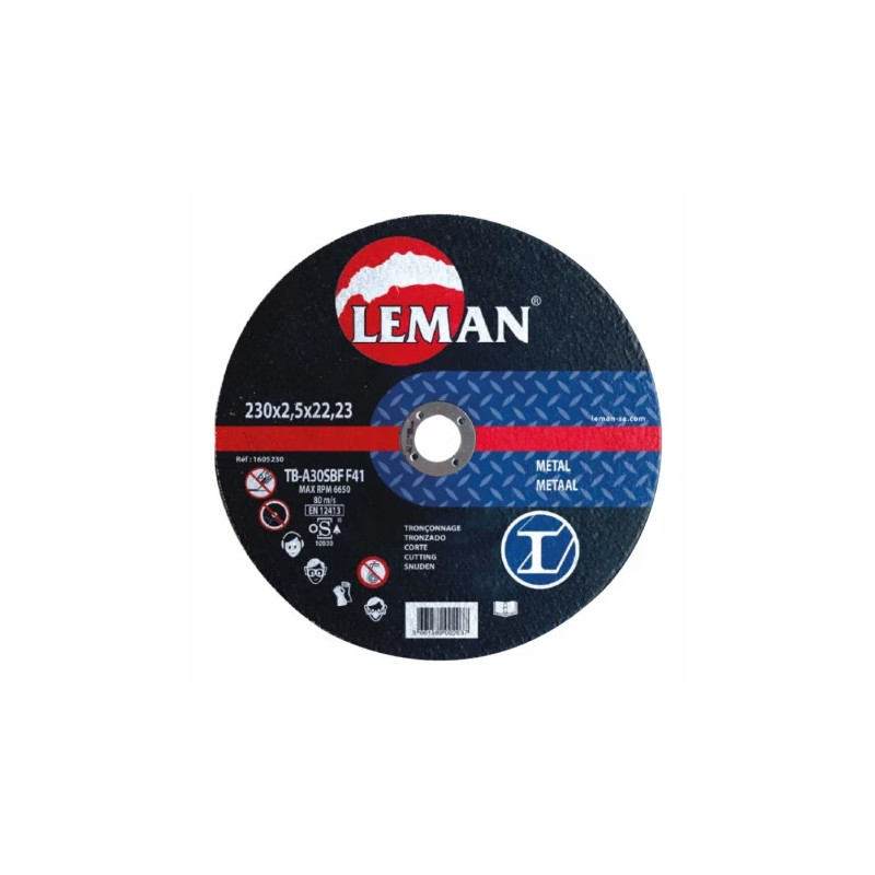 Disque à tronçonner D300 int 25.4 - Leman 1604305