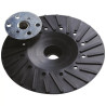 Plateau caoutchouc ø125 M14 pour disque fibre - Leman