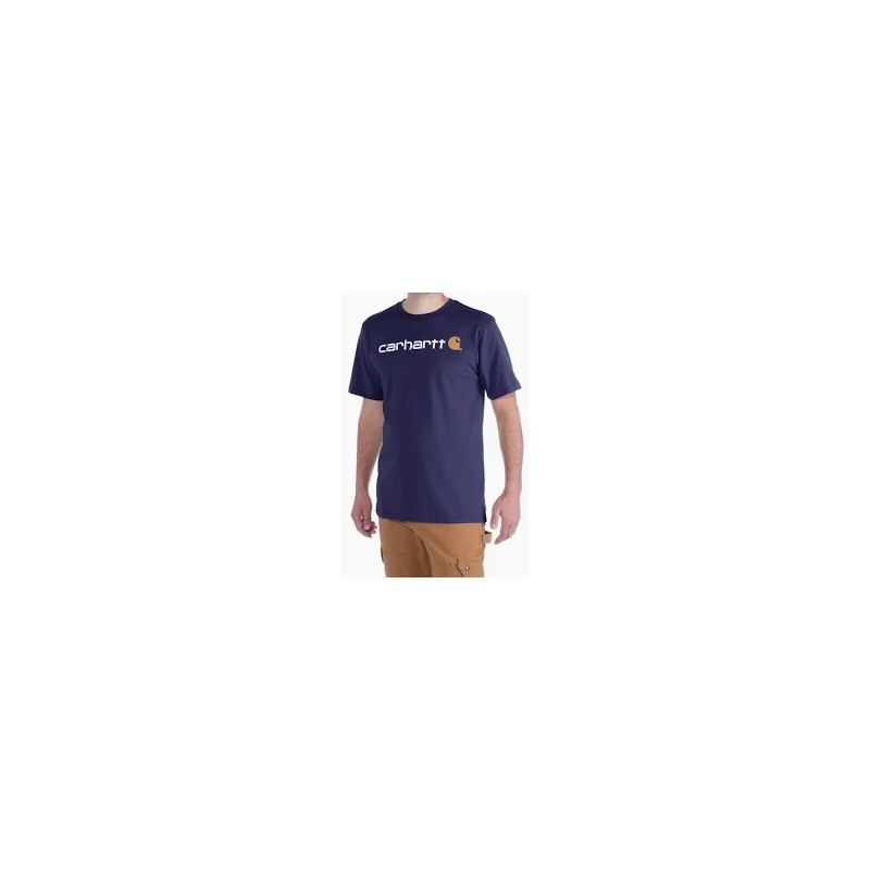 Carhartt t shirt homme de couleur bleu / navy en taille XL