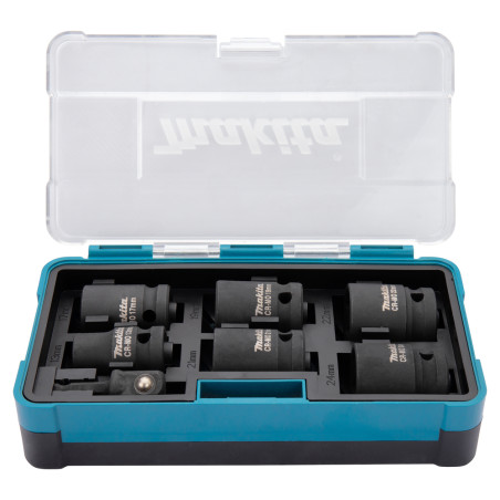 COFFRET 7 DOUILLES CHOC 1/2" ADAP 1/4 - MAKITA B69733