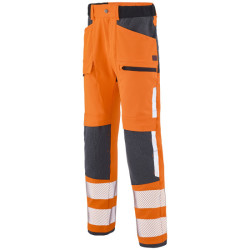 PANTALON TWIST HV ORANGE FLUOGRIS 46 CEPOVETT 1GRAFHV46