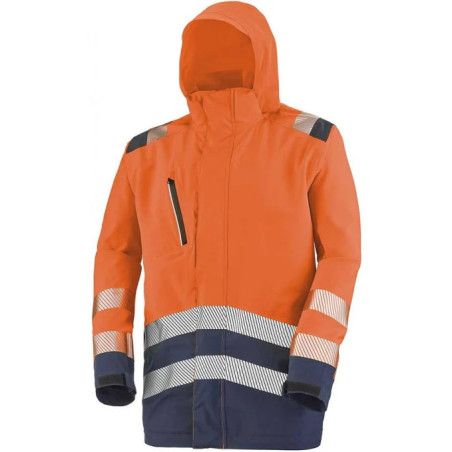 PARKA COQUE ERWIN ORANGE FLUO / GRIS L CEP 9P023038L