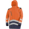 PARKA COQUE ERWIN ORANGE FLUO / GRIS L CEP 9P023038L