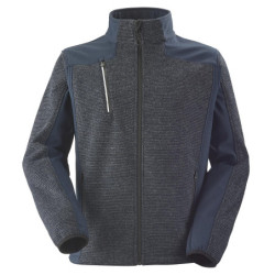 PULL ZIPPE CHAMPOLEON BLEU CHINE/NOIR L CEP 9S133046L