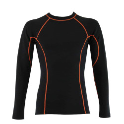 TEESHIRT THERMOSKIN NOIR/ORANGE XL CEP T691XL
