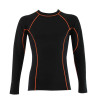 Tee shirt thermique​ Thermoskin noir et orange de Cepovett - Taille M
