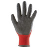 Gants EUROLITE 13L850 J13 PE rouge end. latex noir *CAR* - Taille 10 Coverguard