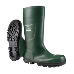 BOTTE DE SECURITE PVC VERT T40 - BOTTESECU40