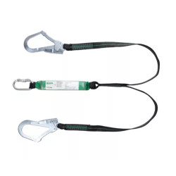 Longe double à absorbeur sangle EUR 7LAUR10150
